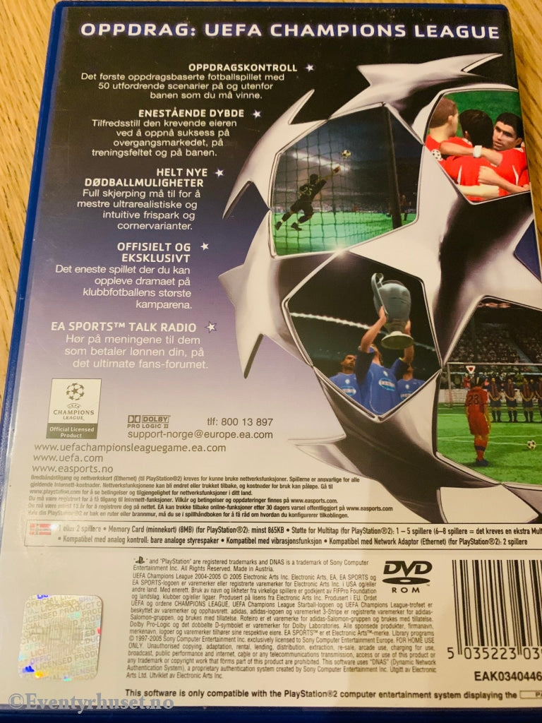 Uefa Champions League 2004-2005. Ps2. Ps2