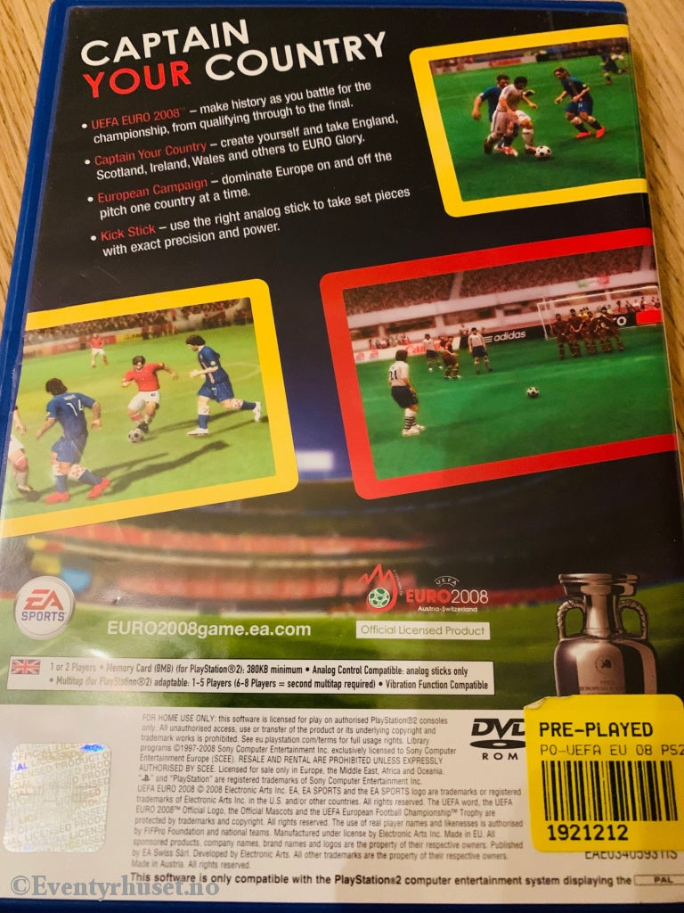 Uefa Euro 2008. Ps2. Ps2