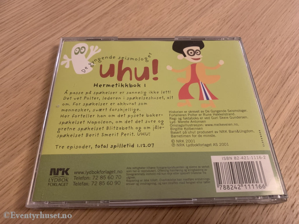 Uhu! Hermetikkbok 1. Nrk Barnetimen For Minste. 2001. Lydbok På Cd.