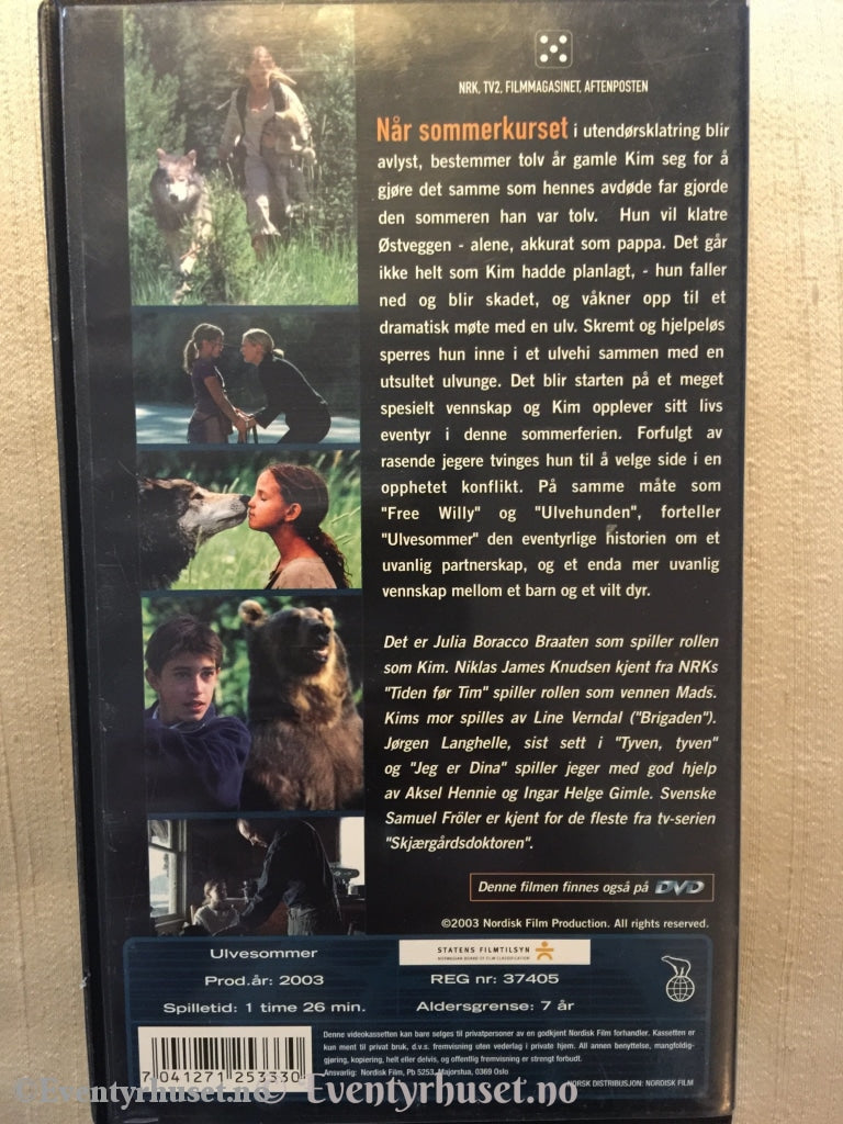 Ulvesommer. 2003. Vhs. Vhs