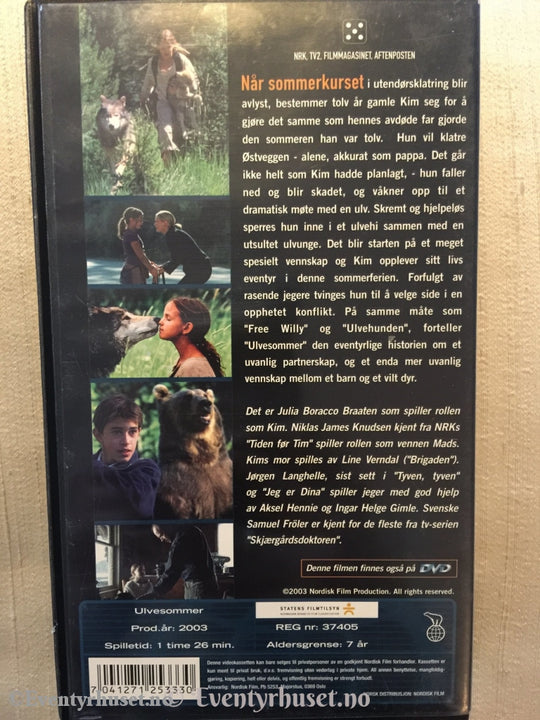 Ulvesommer. 2003. Vhs. Vhs
