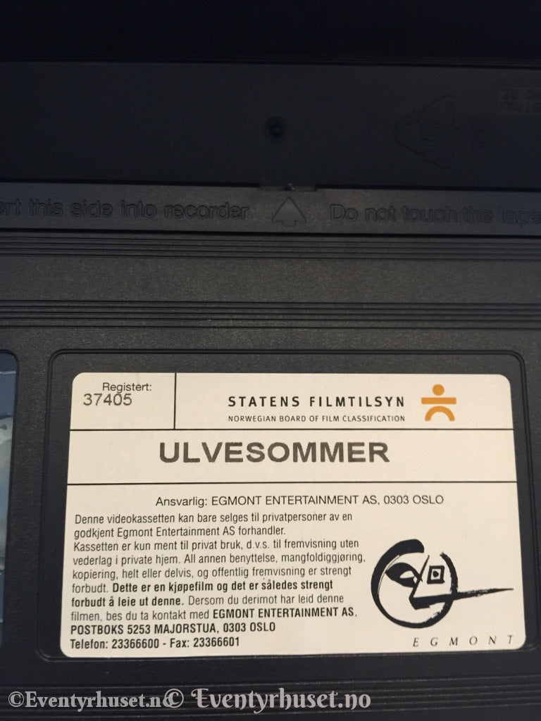 Ulvesommer. 2003. Vhs. Vhs