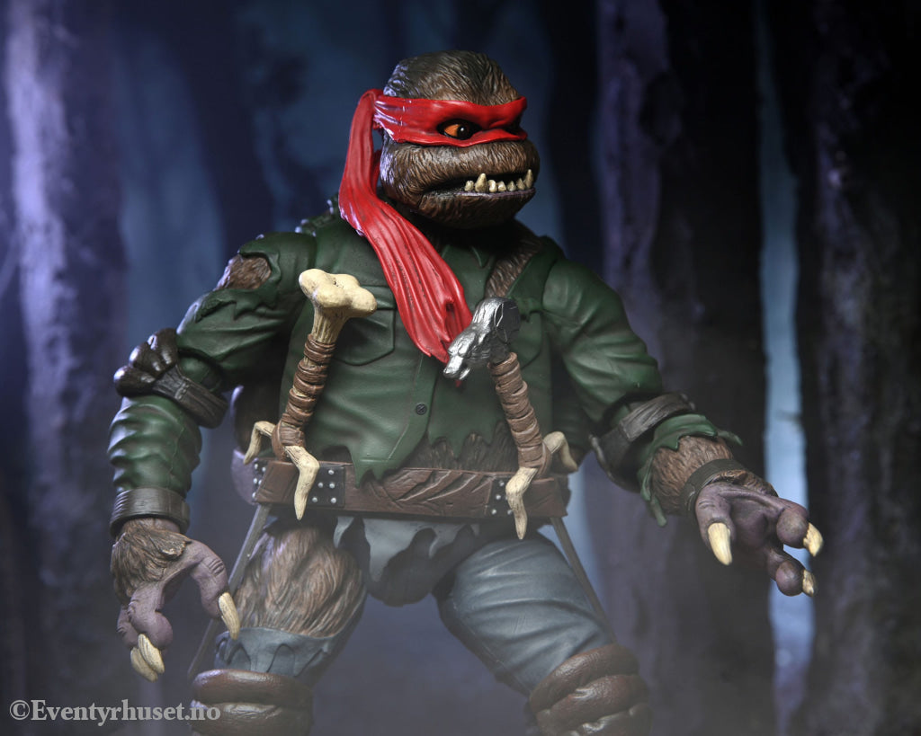 Universal Monsters x Teenage Mutant Ninja Turtles Action Figure Ultimate Raphael as The Wolfman 18 cm. Mint In Sealed