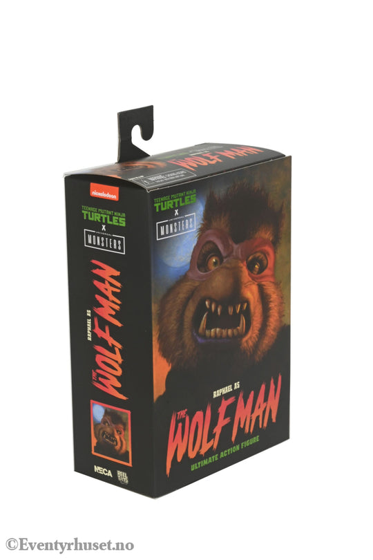Universal Monsters x Teenage Mutant Ninja Turtles Action Figure Ultimate Raphael as The Wolfman 18 cm. Mint In Sealed