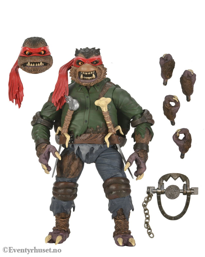 Universal Monsters x Teenage Mutant Ninja Turtles Action Figure Ultimate Raphael as The Wolfman 18 cm. Mint In Sealed