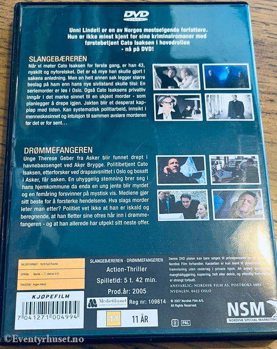 Unni Lindell - Slangebæreren / Drømmefangeren. Dvd. Dvd