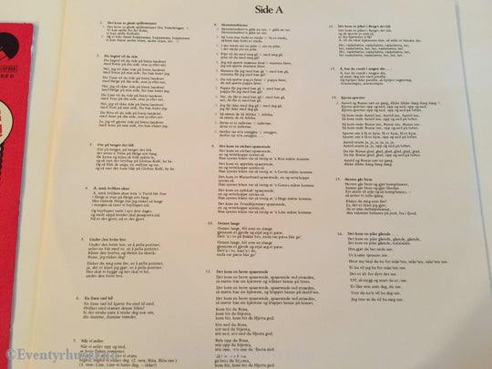 Ute På Berget Det Blå. Regler Og Rim Av For Barn. 1971. Lp. Lp Plate