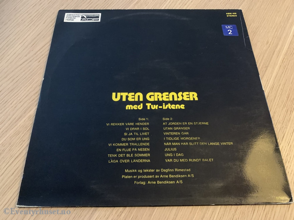 Uten Grenser. 1974. Lp. Lp Plate