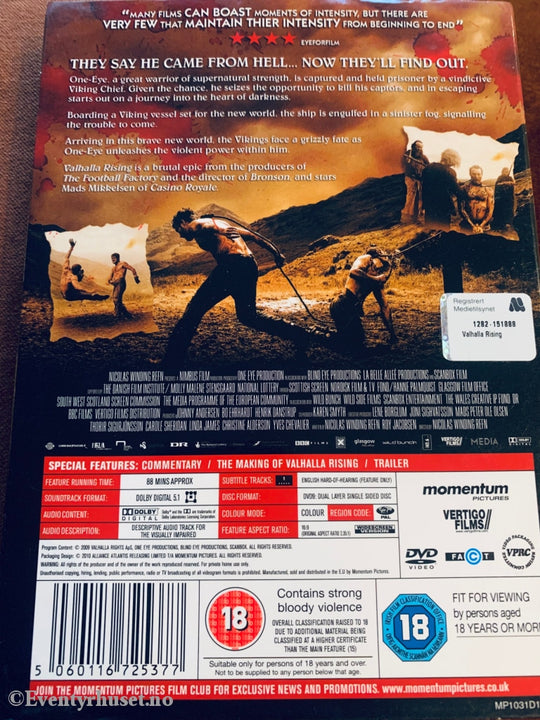 Valhalla Rising. Dvd Slipcase.