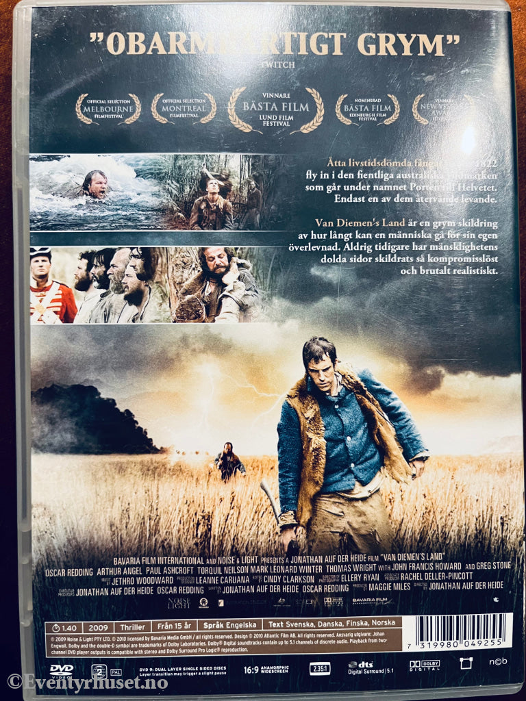 Van Diemen´s Land. 2009. Dvd. Dvd