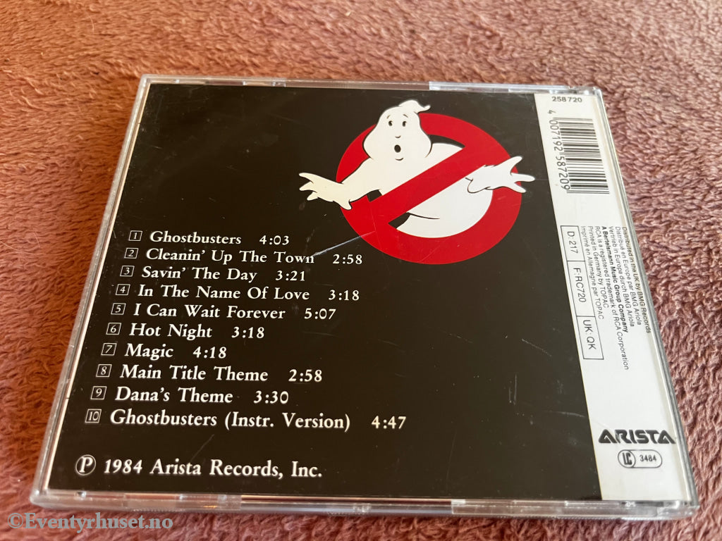 Various Artists. 1984. Ghostbusters: Original Soundtrack Album. Musikk på CD.