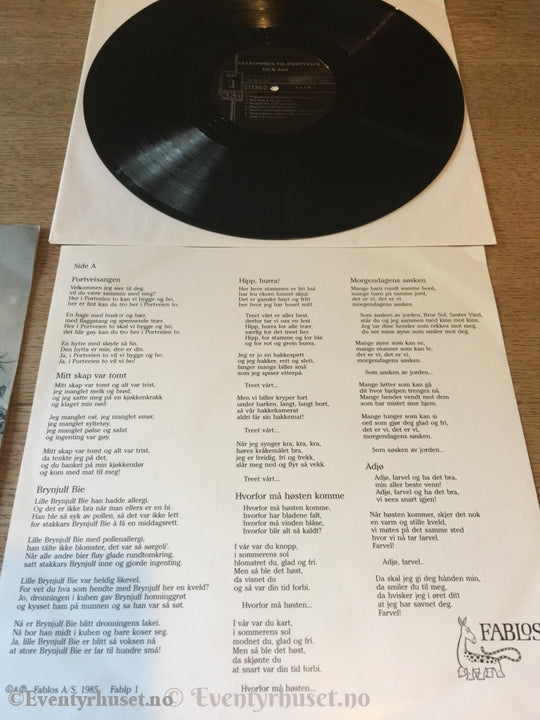 Velkommen Til Portveien. Eli & Jarl. 1985. Lp. Lp Plate