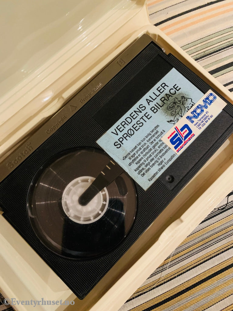 Verdens Aller Sprøeste Bilrace (Cannonball Run Ii). Betamax. Beta