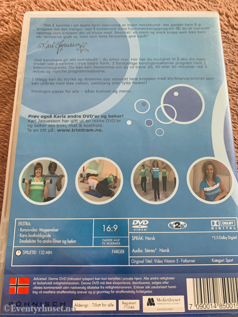 Video Vitamin 5: Fatburner (2006). DVD.