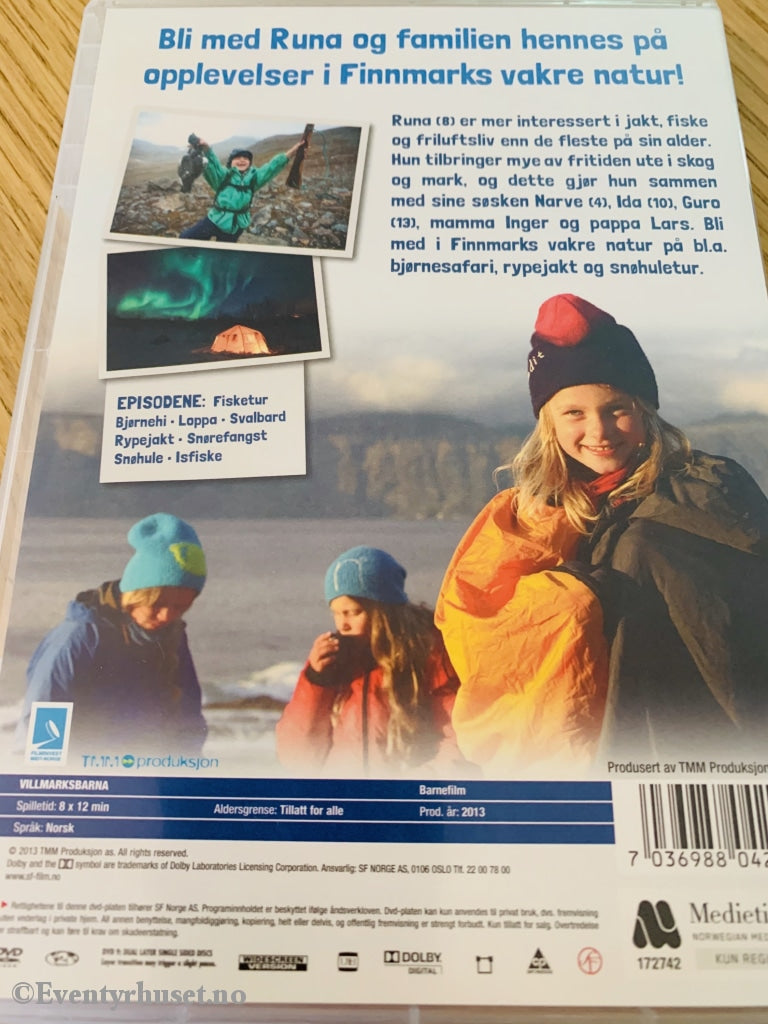 Villmarksbarna (Nrk). 2013. Dvd. Dvd