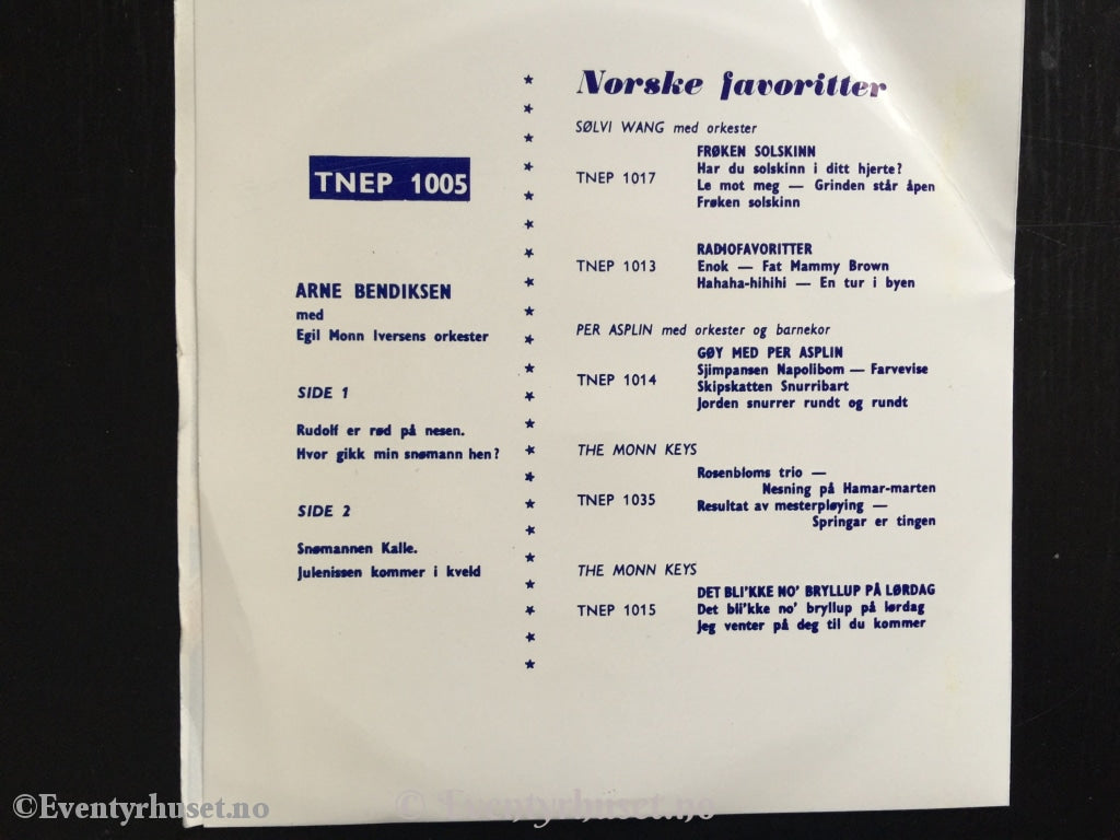 Vintereventyr. Arne Bendiksen. 1969. Ep. Ep