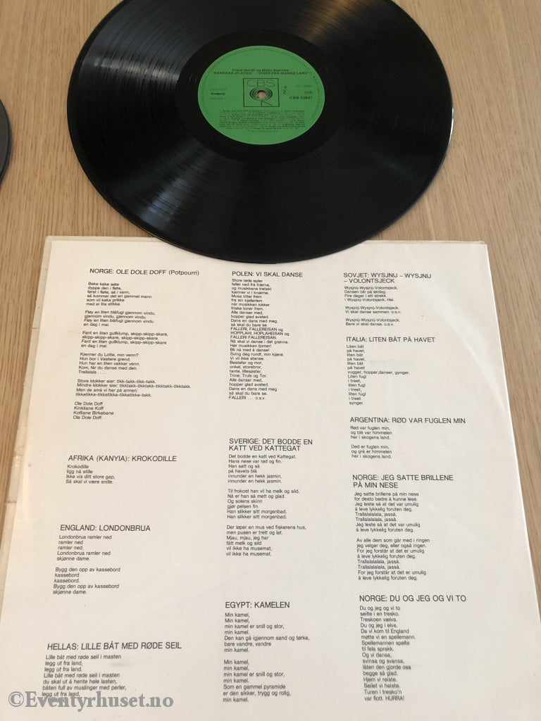 Viser Fra Mange Land. 1978. Lp. Lp Plate