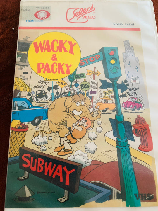 Wacky & Packy. 1983/84. VHS. VHS Big Box