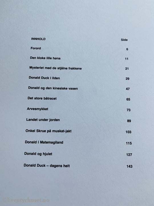 Walt Disney. 1984. Donald Den Store. Kjempebøkene (Jeg Bøkene).