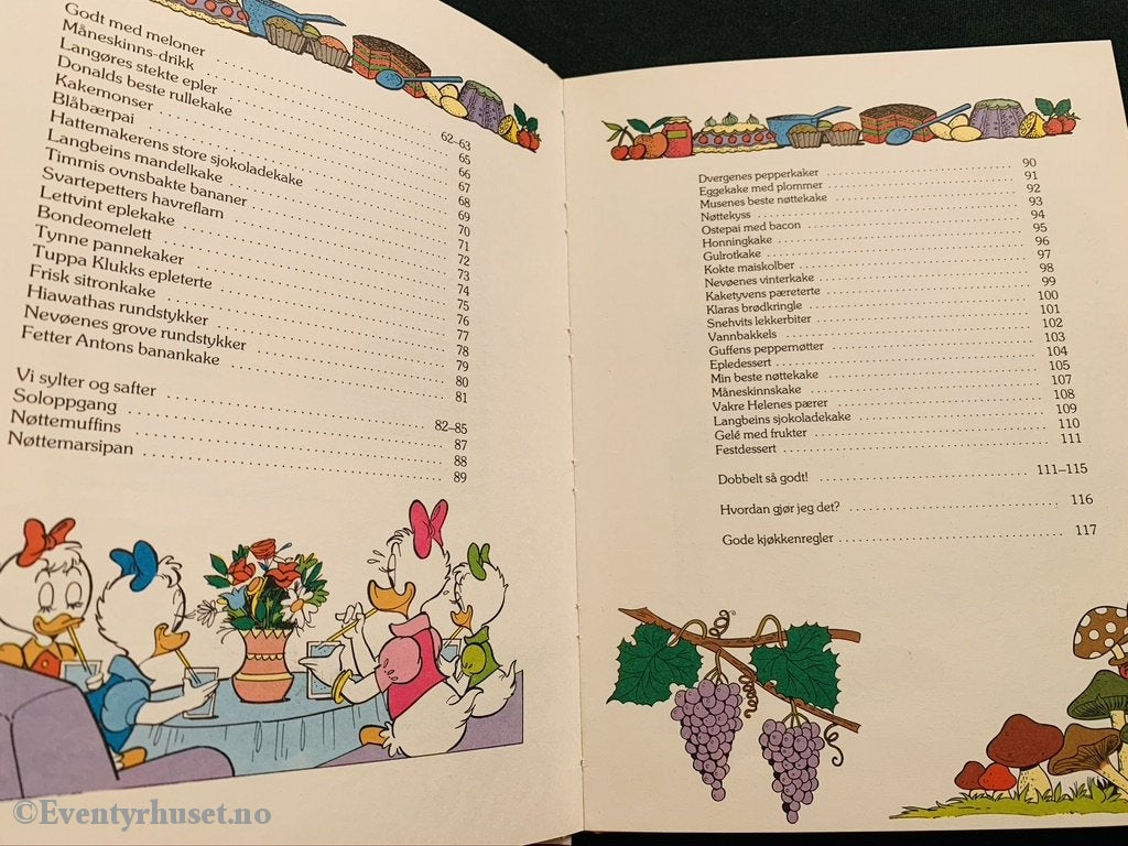 Walt Disney. 1986. Bestemor Ducks Beste Oppskrifter. Fortelling