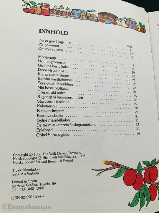 Walt Disney. 1986. Bestemor Ducks Beste Oppskrifter. Fortelling