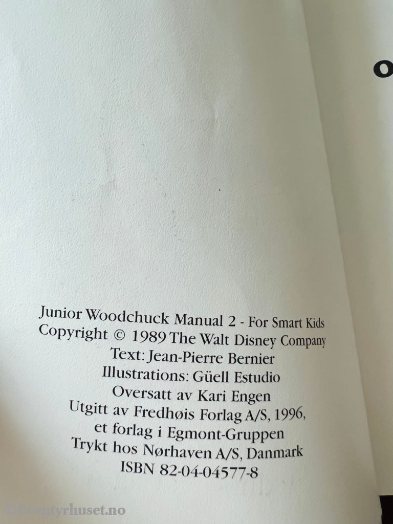 Walt Disney. 1989/96. Hakkespettboken - Ut På Tur Med Ole Dole Og Doffen. Fortelling