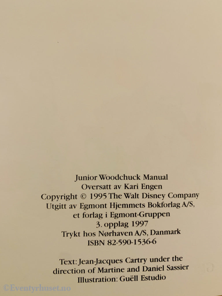 Walt Disney. 1995/97. Hakkespettboken - Ut I Naturen. Fortelling