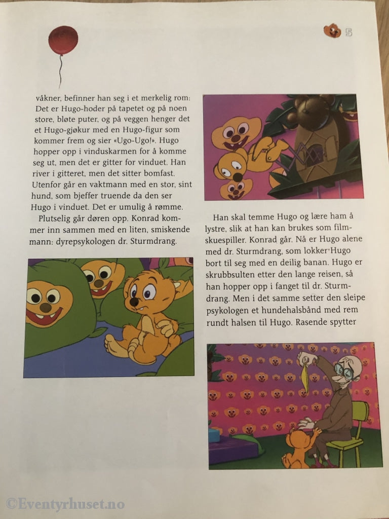 Walt Disney. 1997. Jungeldyret Hugo - Den Store Filmhelten. Fortelling