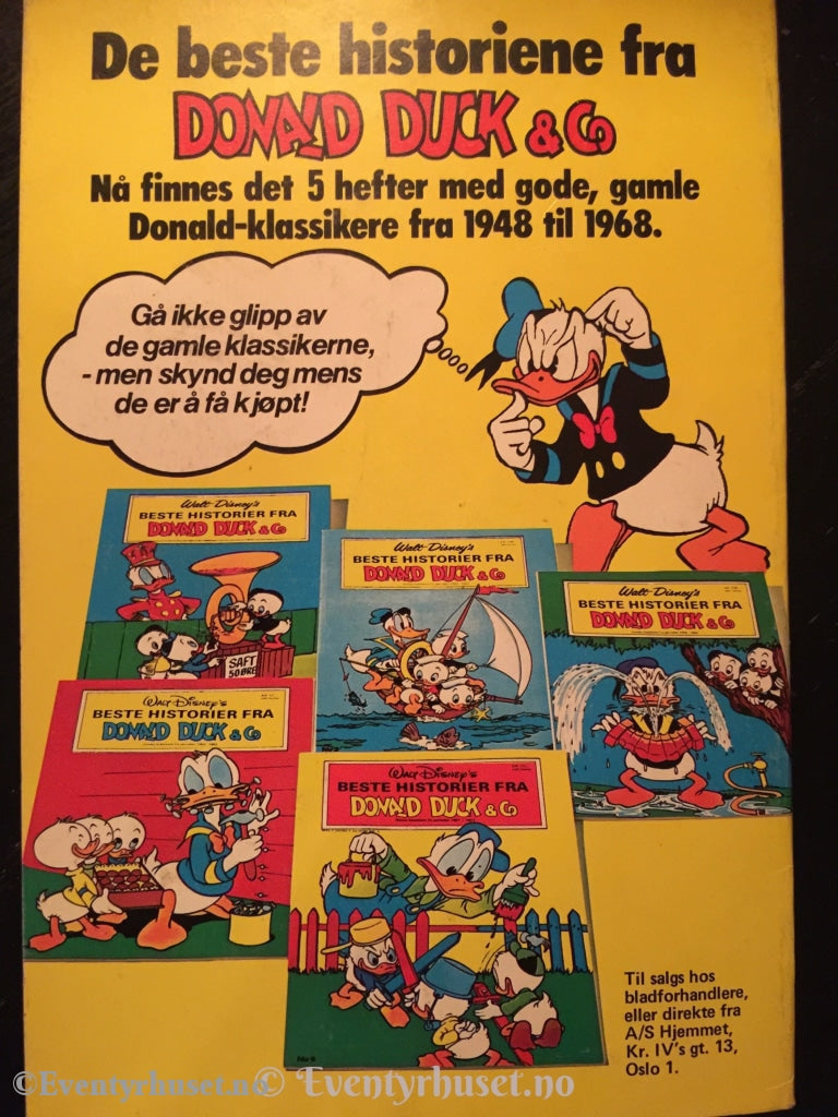 Walt Disney Klassikere. 1977. Sheriffen. Fn/vg. Tegneserieblad