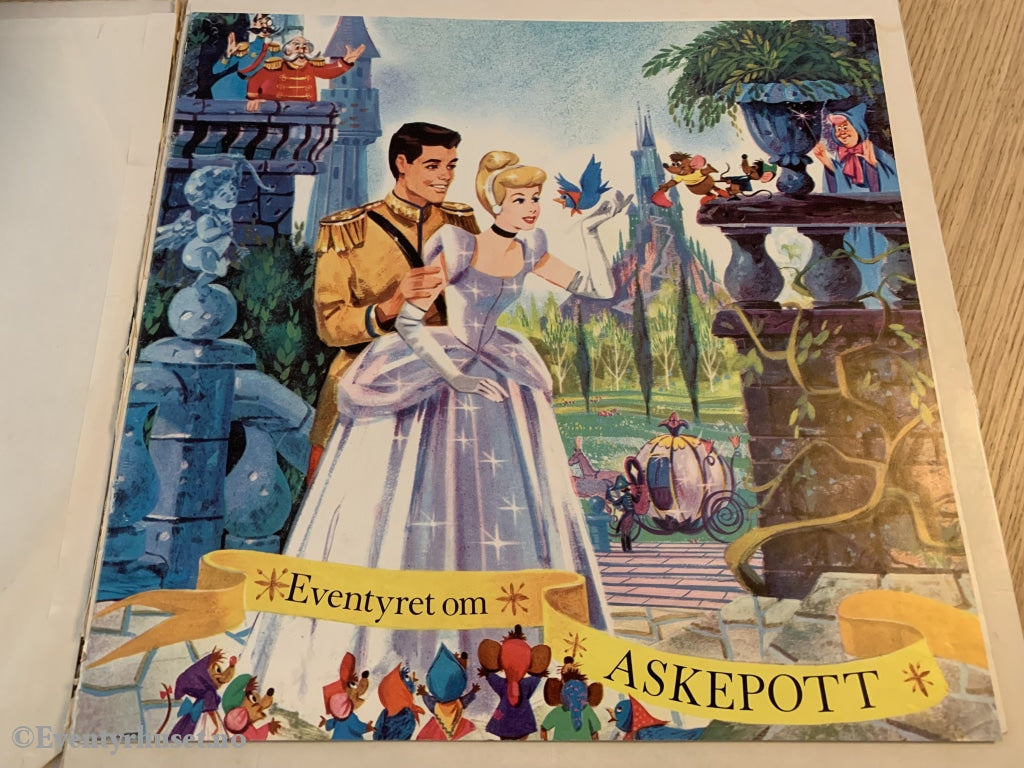 Walt Disneys Askepott. 1971. Lp. Lp Plate