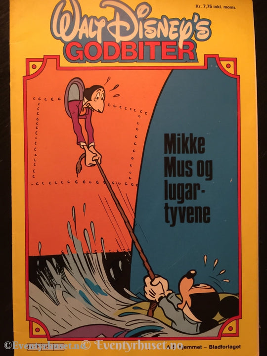 Walt Disney´s Godbiter. 1982. Mikke Mus Og Lugartyvene. Vg+. Tegneserieblad