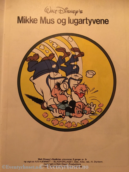 Walt Disney´s Godbiter. 1982. Mikke Mus Og Lugartyvene. Vg+. Tegneserieblad