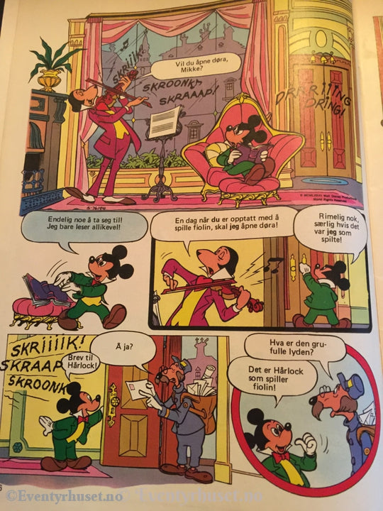 Walt Disney´s Godbiter. 1983. Mikke Mus Og Musikktyvene. Vg+. Tegneserieblad