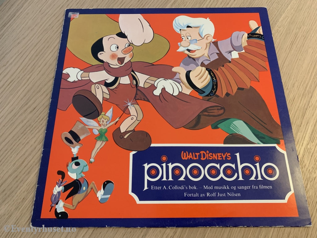 Walt Disneys Pinocchio. 1971. Lp. Lp Plate