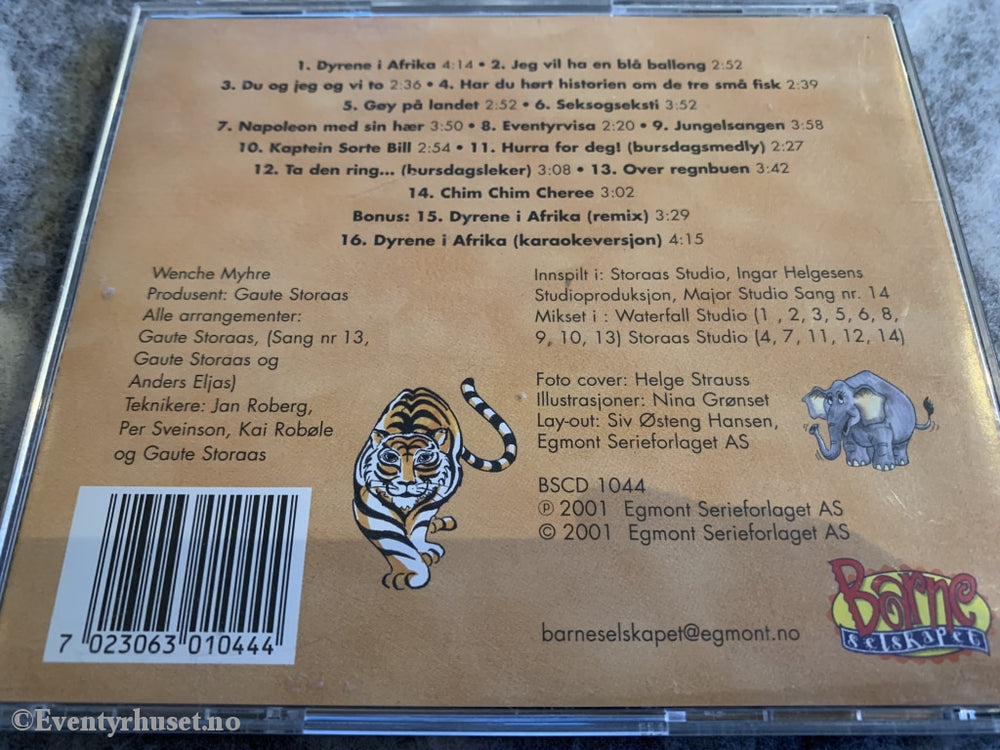 Wenche Myhre. 2001. Du Og Jeg Vi To! Cd. Cd