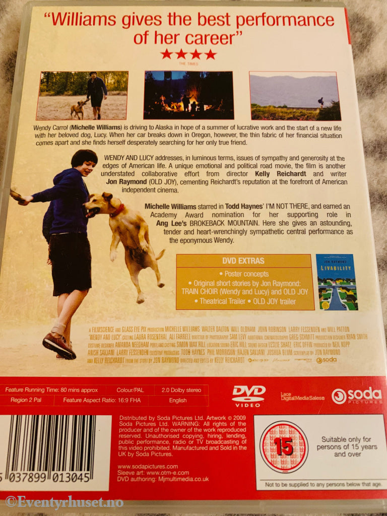 Wendy And Lucy. 2009. Dvd. Dvd