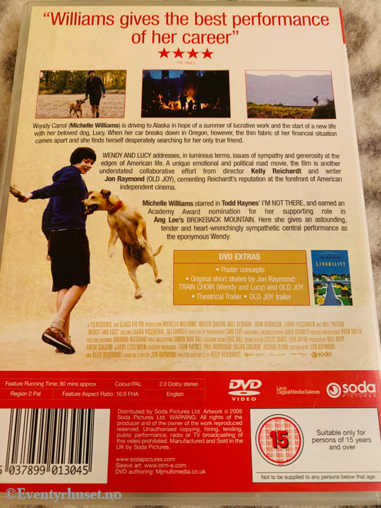 Wendy And Lucy. 2009. Dvd. Dvd