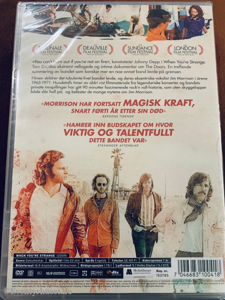 When Youre Strange. 2009. Dvd. Ny I Plast! Dvd