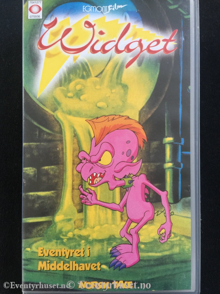 Widget 4. Eventyret I Middelhavet. Vhs. Vhs