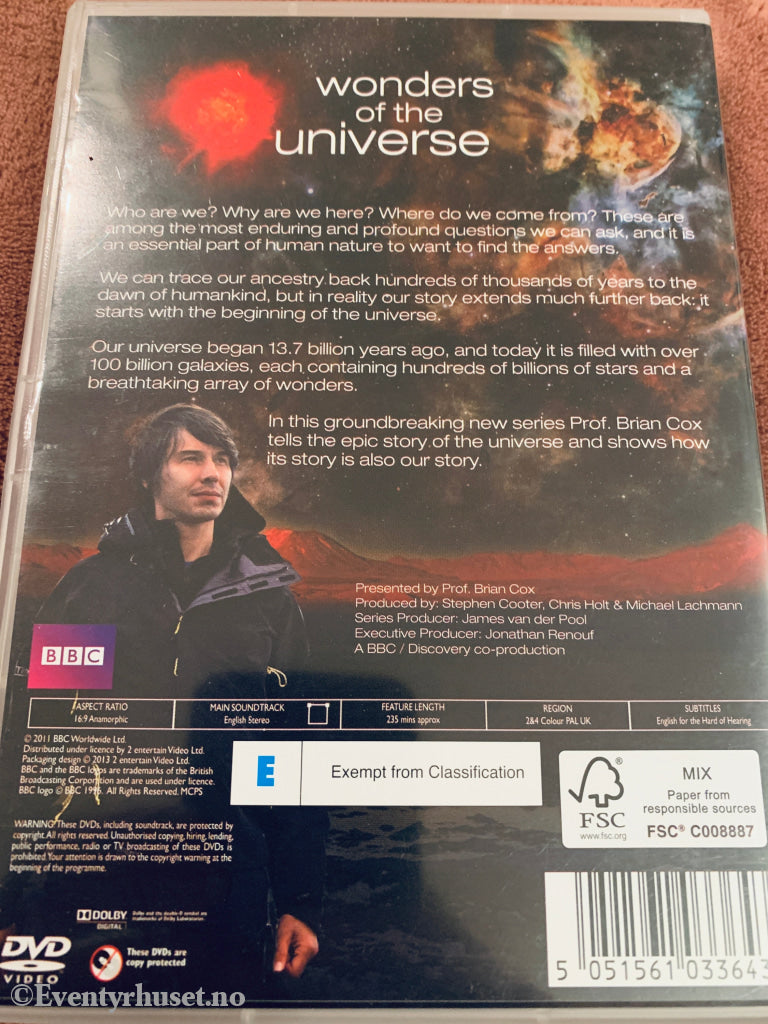 Wonders of the Universe. DVD.