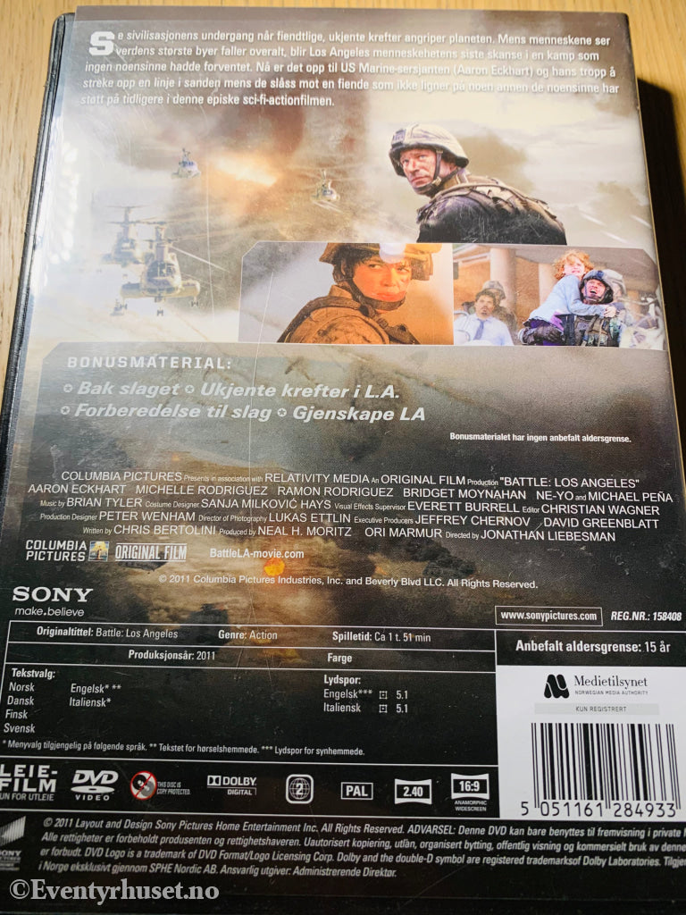 World Invasion: Battle Los Angeles. 2011. Dvd Leiefilm.