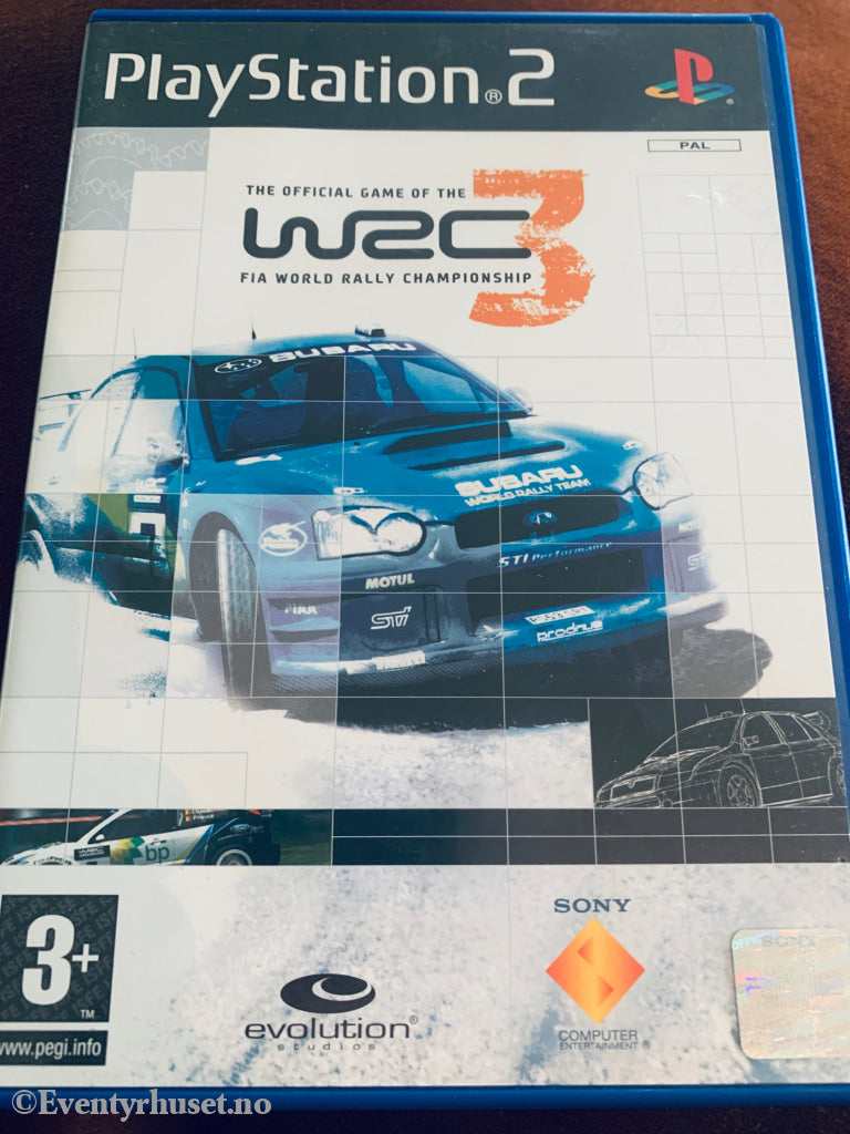 WRC 3: The Official Game of the FIA World Rally Championship . PS2