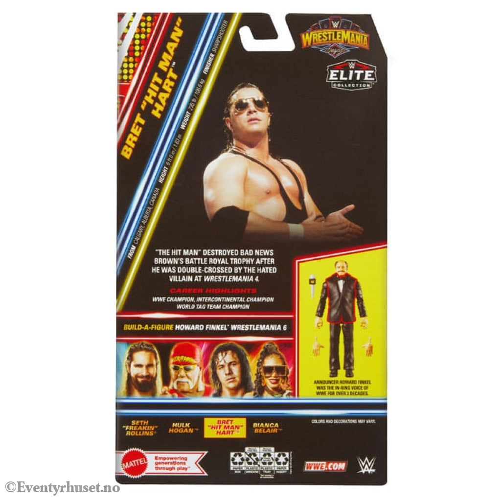 WWE WrestleMania Elite Collection Action Figure Bret ’Hit Man’ Hart 15 cm. Mint In Sealed Box (MISB)! Actionfigur
