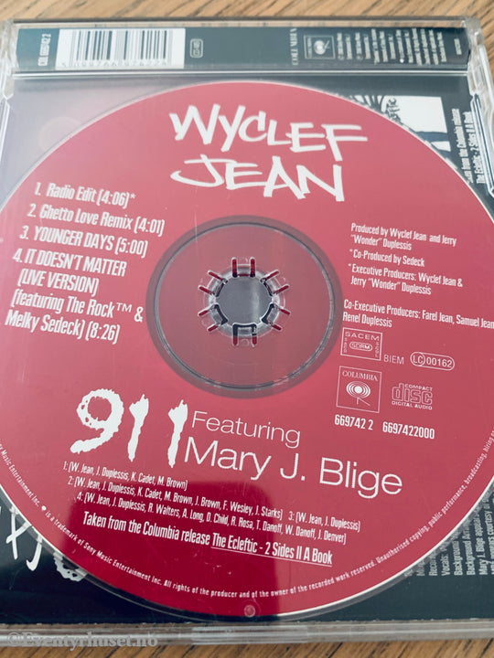 Wyclef Jean feat. Mary J. Blige – 911. 2000. CD.