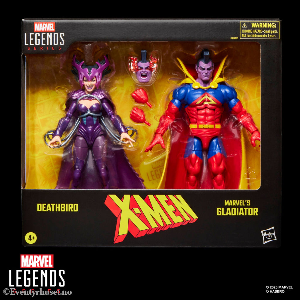 X-Men Marvel Legends Action Figure 2-Pack Deathbird & Marvel’s Gladiator 15 cm. Mint In Sealed Box (MISB)! Actionfigur