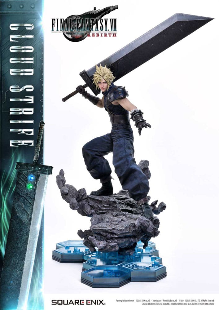 FINAL FANTASY VII CLOUD STRIFE クラウドフィギュア Final Fantasy VII Rebirth Statue 1/4 Cloud Strife 68 cm – Eventyrhuset