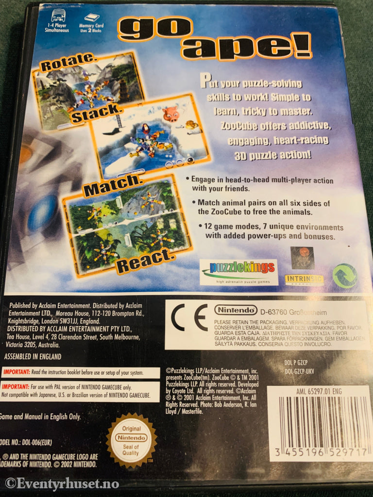 Zoocube. Gamecube.