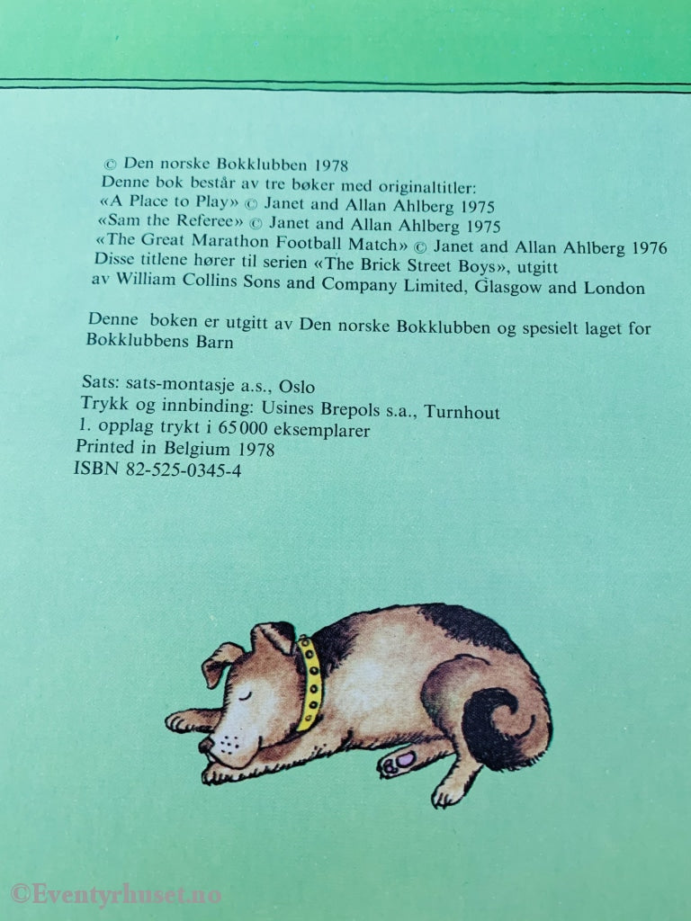 Allan Ahlberg. Gjengen Holder Sammen. 1978. Fortelling