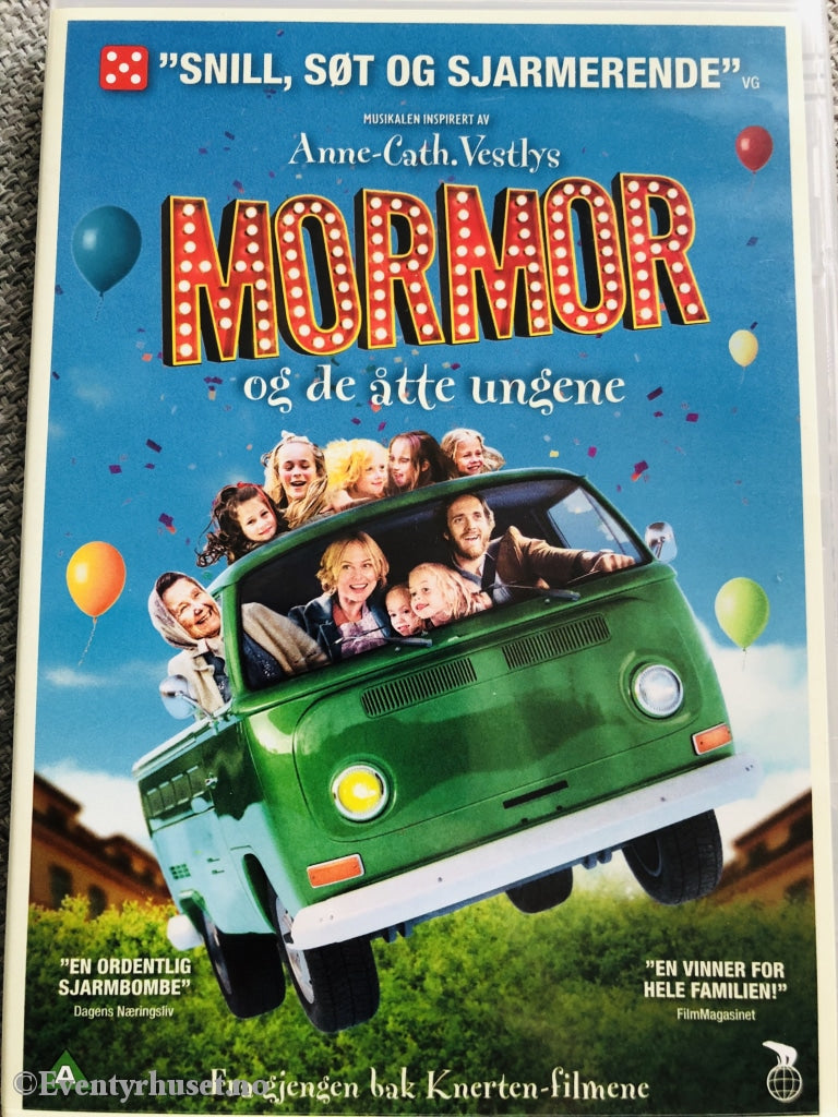 Anne-Cath. Vestly. 2013. Mormor Og De Åtte Ungene. Dvd. Dvd