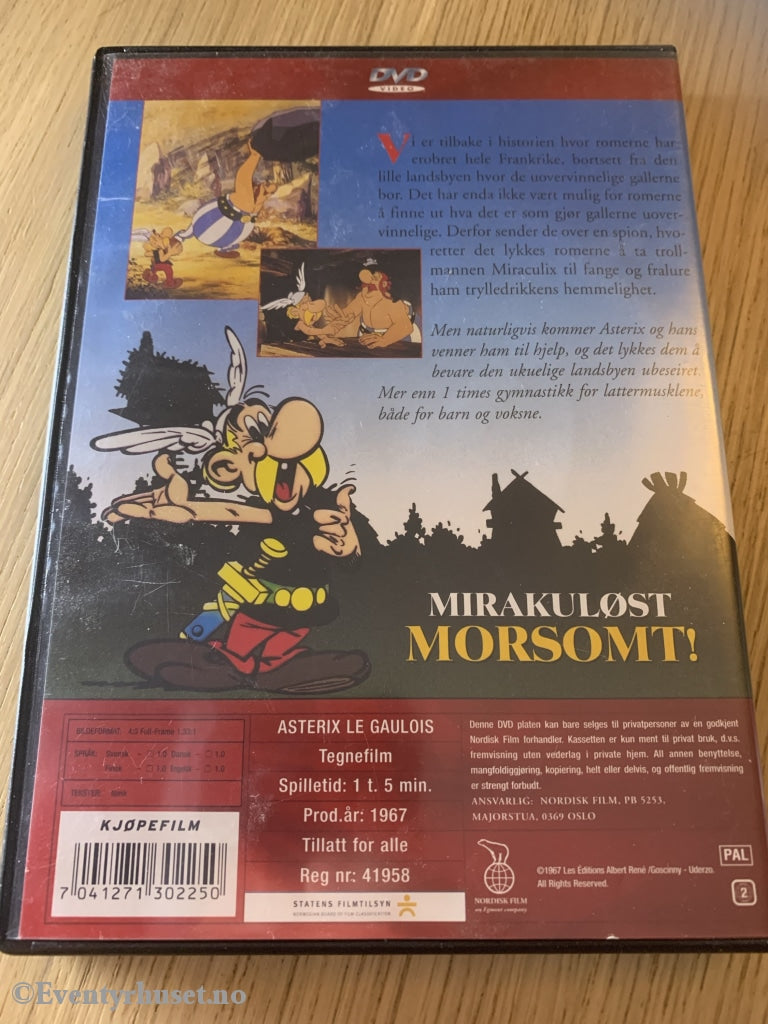 Asterix Og Gallerne. 1967. Dvd. Dvd